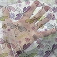 thumbnail image 3 of Dragonfly Tulle Curtains with Rod Pocket, Abstract Bugs Hippie Style Sketchy Flowers Art, Sheer Drape for Wedding Party 2 Panels, 7 Sizes, Pale Blue Purple, by Ambesonne, 3 of 3