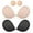 Beige Black, variant on Adhesive Bra Sticky Strapless Invisible Push up Bras Silicone Backless Nipple Cover for Women