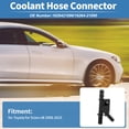 thumbnail image 2 of Conector de manguera de refrigerante del motor Unique Bargains para Toyota para Scion xB 2008-2015, conector de manguera de refrigerante del radiador de plástico No.1626421090 negro 1 pieza, 2 of 7