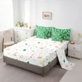 thumbnail image 5 of Castle Fairy 7-Piece King Bedding Set - Teens Santa Claus Christmas Geometric Lattice Ultra Soft, 5 of 8