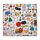 thumbnail image 2 of Lazy Adhesive Wrap Makeup Bag Pack Travel Cosmetic Organizer Adhesive Cloth Foldable Pouch For Makeup Brushes Electronics Accessories Cable, 2 of 6
