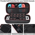 thumbnail image 3 of Estuche de transporte para NS Switch/Switch OLED, estuche rígido de viaje con espacio de almacenamiento para 19 cartuchos de juegos y otros accesorios de Switch, 3 of 4