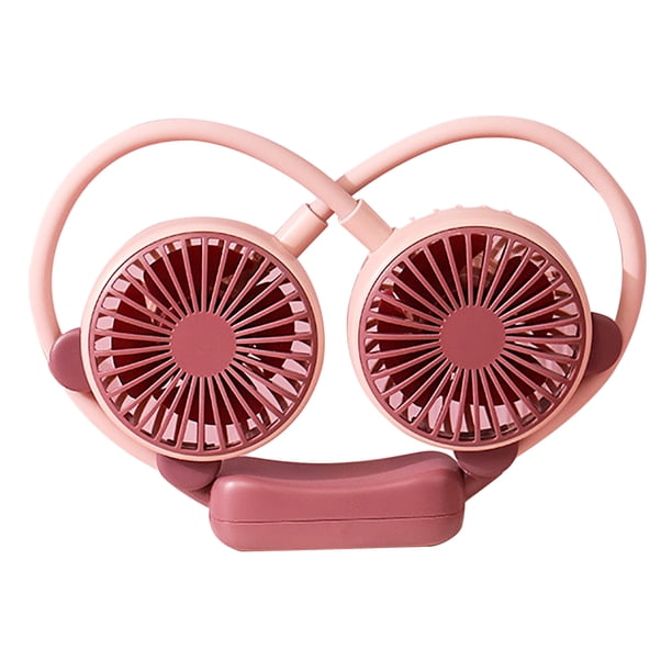 Ventilador de cuello con carga USB, ventilador de cuello portátil, miniventilador plegable y flexible, ventilador para colgar en el cuello, experiencia incomparable