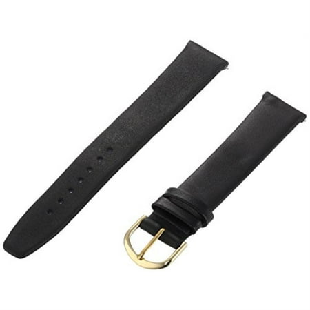 voguestrap tx39318lbk allstrap 18mm black long-length genuine calf watchband