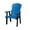 Black, Blue, variant on DutchCrafters Plastic Poly Adirondack Outdoor Patio Chair with Slat Fan Back - Amish Made in USA&nbsp;