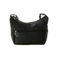 thumbnail image 2 of Women's Genuine Leather Purse Mid Size Multiple Pocket Shoulder Bag Handbag New, 2 of 7