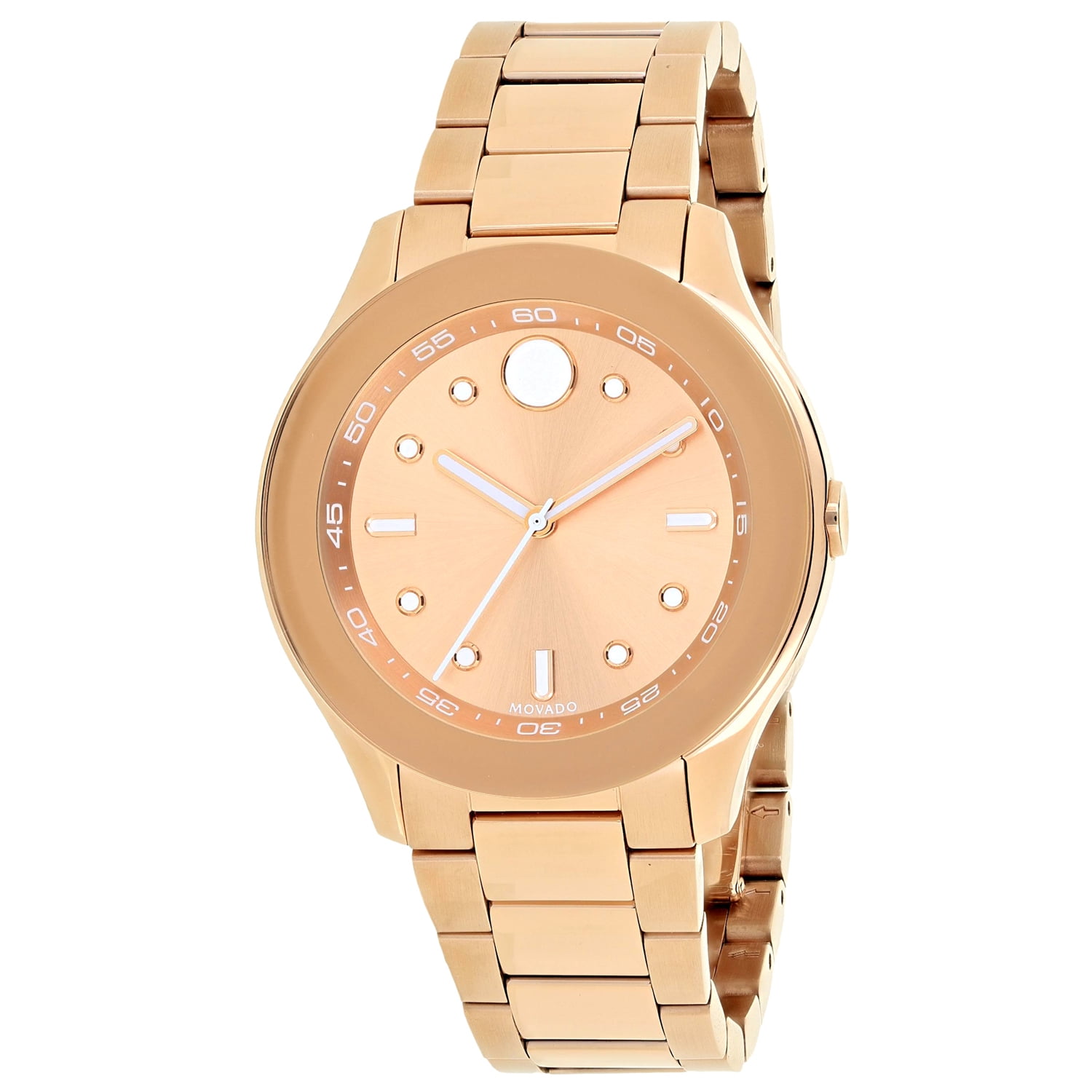 movado rose gold watches