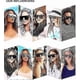 thumbnail image 3 of Oversized Women's Sunglasses Thick Frame Mirror Lens Fashion Accessories, 3 of 5