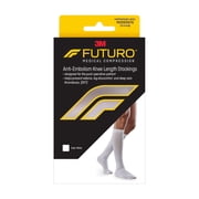 FUTURO Anti-Embolism Knee Highs, Unisex, Large, Moderate Compression