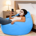 thumbnail image 4 of BotaniNest Water Drop Shape Sofa Cushion Cover With Backing For Living Room Seat Pad Protector, 4 of 4