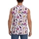 thumbnail image 4 of Fotbe Wine Men's Camiseta sin Mangas Estampada para Hombres, Playera Casual para Gimnasio, Entrenamiento, Playa-Medium, 4 of 7