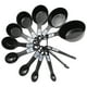 thumbnail image 5 of Juego de 12 tazas y cucharas medidoras, utensilios de cocina, regalo universal y fácil de usar. Negro, 5 of 9