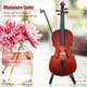 thumbnail image 3 of Modelo de violonchelo en miniatura, réplica de violonchelo en miniatura de madera de 5.5 pulgadas con estuche, modelo de instrumento, regalos musicales, adornos para manualidades, hogar, café, casa, a, 3 of 14