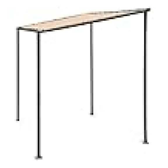 Replacement Canopy Top Cover Compatible with The Shelter Logic, Backyard Creations Solano Canopy - RipLock 350 Beige