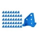 thumbnail image 1 of 40 espaciadores para pisos, espaciadores para pisos laminados 2 en 1 con espacios de 1/2 pulgada y 1/4 pulgada, azul, azul, 1 of 5