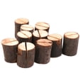 thumbnail image 1 of 10 soportes de madera para tarjetas de mesa navideñas, menús y nombres de mesa para bodas., 1 of 9