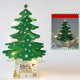 thumbnail image 3 of Adornos navideños Mini adorno de tarjeta navideña de escritorio árbol de Navidad brillante, 3 of 5