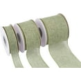 thumbnail image 2 of Joycrosso Burlap Wired Edge Ribbon 1 inch x 10 Yards, Spring Moss, Ideal for Crafting, Gift Wrapping, Wreath, Christmas Tree, and Rustic Wedding Decorations, 2 of 4