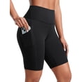 thumbnail image 1 of Shorts CRZ YOGA Butterluxe tiro alto 20 cm con bolsillos negro S, 1 of 5