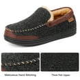 thumbnail image 6 of LongBay Men's Moccasin Slippers Memory Foam House Shoes Indoor Outdoor, 6 of 7