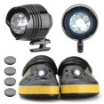 thumbnail image 1 of 2pcs Clog Shoes Light Headlights For Croc Led Portable Camping Hiking Ipx5 Water Resistant Clogs Accessories, 1 of 5