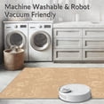 thumbnail image 5 of ODIKA 3'x5' Machine Washable Non-Slip Area Rug, Earthy Speckle Modern Hide Inspired Floor High Traffic Rug, Beige, 920962, 5 of 5