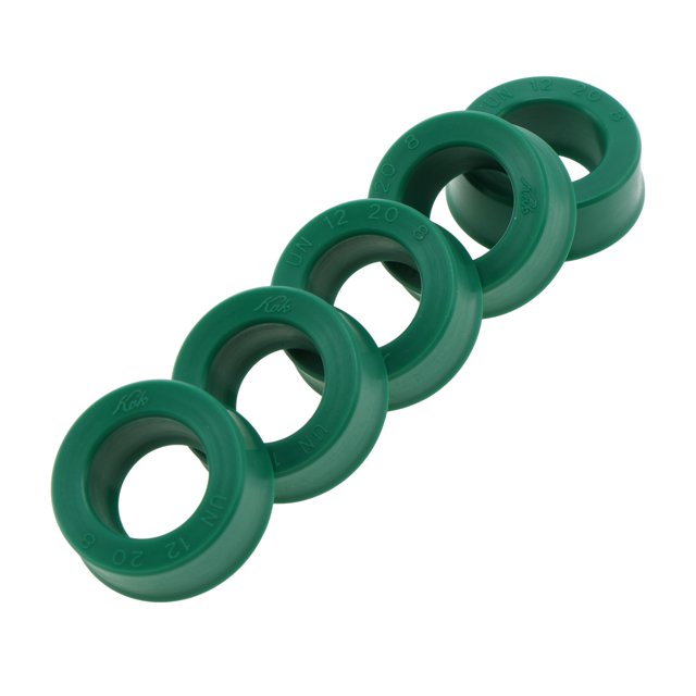 Anillo de Sello de Aceite Universal Unique Bargains Sello de Labio UN 12x20x8mm Alta Presión TPU Verde 5 Pcs