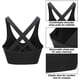 thumbnail image 3 of Ropa interior deportiva para niñas, ropa interior deportiva con cordones cruzados, ropa interior de yoga de sujeción media con copas desmontables, se adapta a la parte inferior del busto de, 3 of 5
