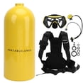 thumbnail image 2 of Réservoir de Plongée, Forte Filtration Bretelles Réglables 3L Capacité Réservoir de Plongée Portable Équipement Pivotant avec Sac à Dos pour la Plongée Jaune, 2 of 7