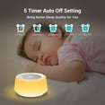 thumbnail image 2 of AP White Noise Machine with 30 Soothing Sounds and 7 Colors Warm Night Light for Sleeping, 5 Timers Portable Plug in Sound Machine for Baby, Adults, White Color, 2 of 14