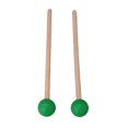 thumbnail image 2 of BQLZR 2Pcs Green Rubber Head Marimba Mallest Percussion Sticks Instrument Part, 2 of 5