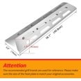 thumbnail image 2 of Grill Shields, Non-  Stainless Steel Heat Plates, High Intensity for Outdoor Gourmet, Easy Installation, Flavor Enhancement, Rustproof and Enjoy Grilling Fun, 2 of 5