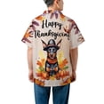 thumbnail image 5 of Happy Thanksgiving Doberman Pinscher Welcome Thankful Fall Autumn Pumpkin Hawaiian Shirt Breathable Summer Unisex Merch Doberman Dog Lover Gifts - 02021, 5 of 6