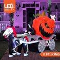 thumbnail image 3 of Carroza Inflable de Halloween de 8 Pies de Joiedomi con Luces Incorporadas., 3 of 3