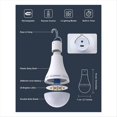 thumbnail image 2 of Bombilla Recargable USB con Control Remoto para de Energía en el Hogar, Bombilla LED Colgante con Gancho para Exteriores, Paquete de 2, 2 of 5