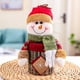 thumbnail image 4 of Medias navideñas de terciopelo con bordado dorado y detalles de lentejuelas | Medias navideñas de punto personalizadas con bolsillo oculto y puño de piel sintética | Bordado de nombre personalizado, 4 of 5