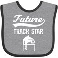 thumbnail image 3 of Inktastic Future Track Star Boys Sports Hurdles Boys or Girls Baby Bib, 3 of 4
