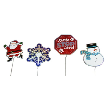 24 holographic lawn stake pathway markers outdoor christmas decorations 30 - Hologram Outdoor Christmas Decorations 24 holographic lawn stake pathway markers outdoor christmas decorations 30 - Hologram Outdoor Christmas Decorations
