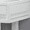 White, variant on ACME Cargo Container Style Metal Vanity Desk, Multiple Colors