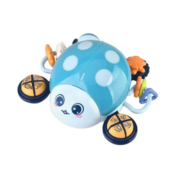 Juguetes multifuncionales de Mariquita Salvador para bebés con historia Sonido efecto de Luz Azul Juguetes Educativos