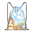 thumbnail image 1 of Zufioo Bluey Sac de Sport Imprimé Sac de Gym à Ficelles Lavable en Machine Sac à Dos Robuste pour Hommes Femmes-Petit, 1 of 6