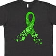 thumbnail image 4 of Inktastic Mental Health Awareness Ribbon with Green Hearts T-Shirt, 4 of 5