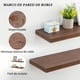 thumbnail image 3 of Set de 6 Unidades Estantes Flotantes (50 * 20 cm), Soportan hasta 10 kg Repisas Flotantes, estantes flotantes de Pared,Estante de Almacenamiento Flotante Simple y Moderno, 3 of 9