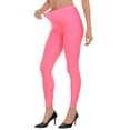 thumbnail image 7 of HDE Trendy Design Workout Leggings Fun Fashion Graphic Printed Cute Patterns Neon Pink L, 7 of 7