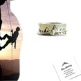 thumbnail image 3 of Unique Vintage Spinner Ring With Creative Mountain Pattern And Ancient Silver Plating - Perfect For Climbing Enthusiasts - Jxlgv, 3 of 5