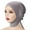 Dark Gray, variant on Under Scarf Hijab Cap Unisex Dreadlock Cap Women Stretch Solid Color Hijab Scarf Woman Unisex Hats Breathable Neck Cover