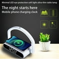 thumbnail image 1 of EGNMCR Wireless Charger 10W Wireless Fast Charging Night Clock Bedroom Bedside Table Lamp desk lamp, 1 of 9