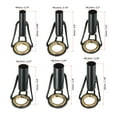 thumbnail image 2 of 4-6.5mm Stainless Steel Fishing Rod Tip Repair Kit, Pole Ring Guide Replacement for Fishing, Golden 30 Pack, 2 of 6
