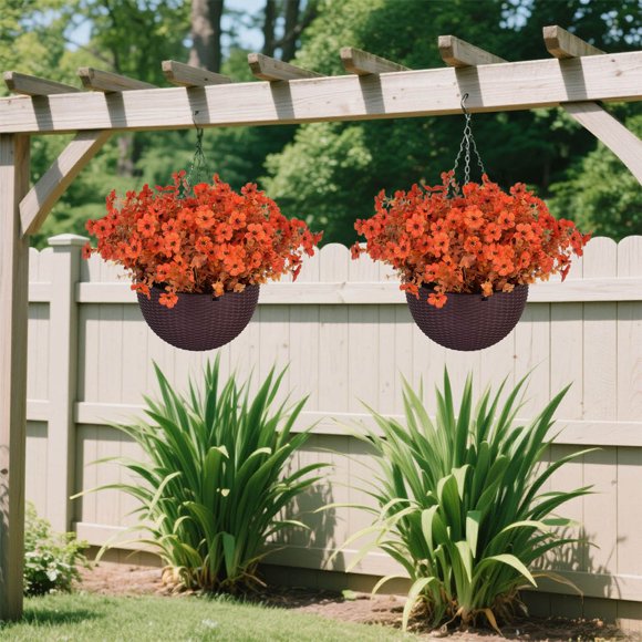 Flores artificiales para decoración de otoño, flores violetas de seda sintética con tallos realistas de 35 cm de largo, para decoración del hogar, exterior e interior, como centro de mesa para bodas,