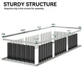 thumbnail image 2 of Dextrus Outdoor Patio Planter Box with Gloves & Reinforced Frame, Dark Gray, 2 of 7